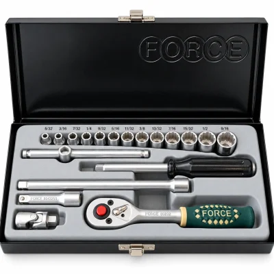 جعبه بکس 1/4 درایو اینچی 19 پارچه مدل F2203SM-9 برند FORCE