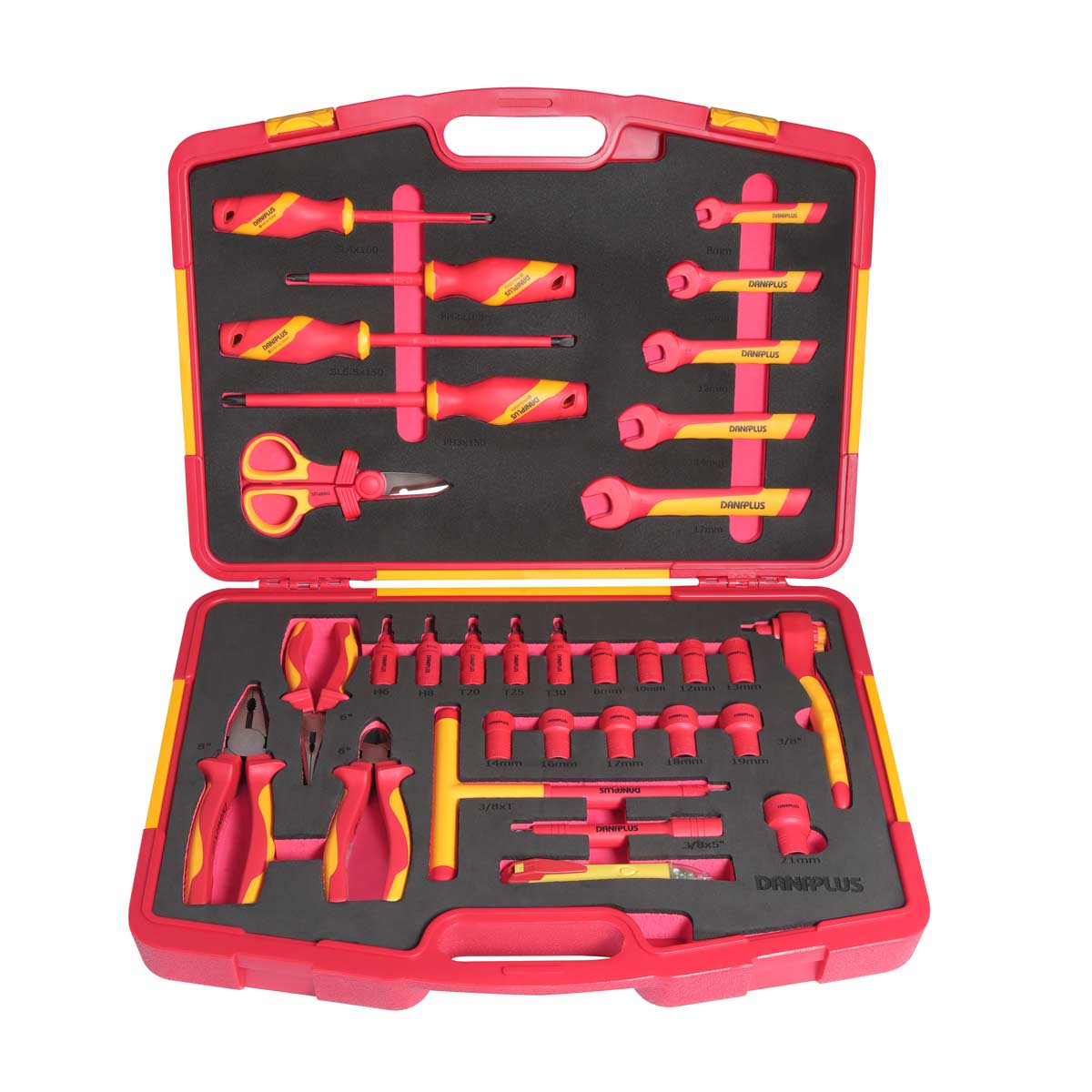 D399031VDE-001 جعبه ابزار عایق 31 عددی داناپلاس