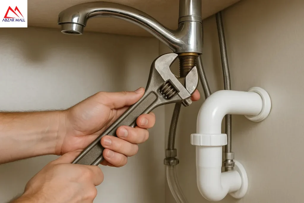 آموزش تعویض شیر آب آشپزخانه