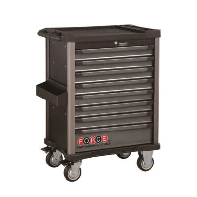 جعبه ابزار کامل فلزی چرخ دار 7 کشویی فورس