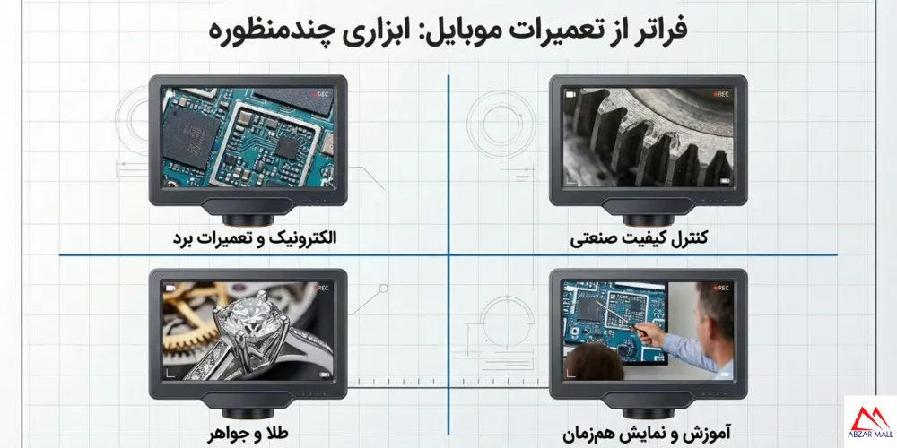 کاربردهای میکروسکوپ دیجیتال در صنعت و مکانیک